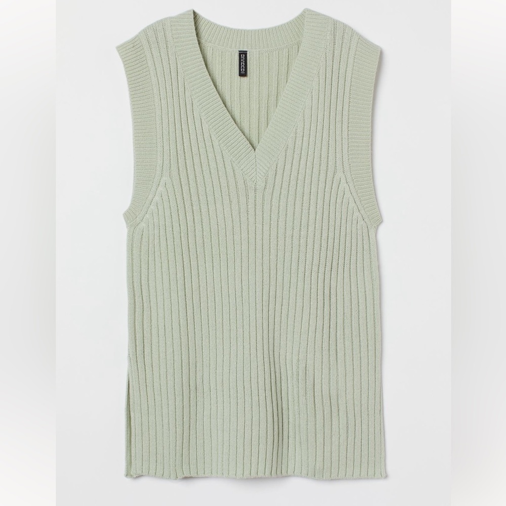 H&M Ribbed Sweater Vest